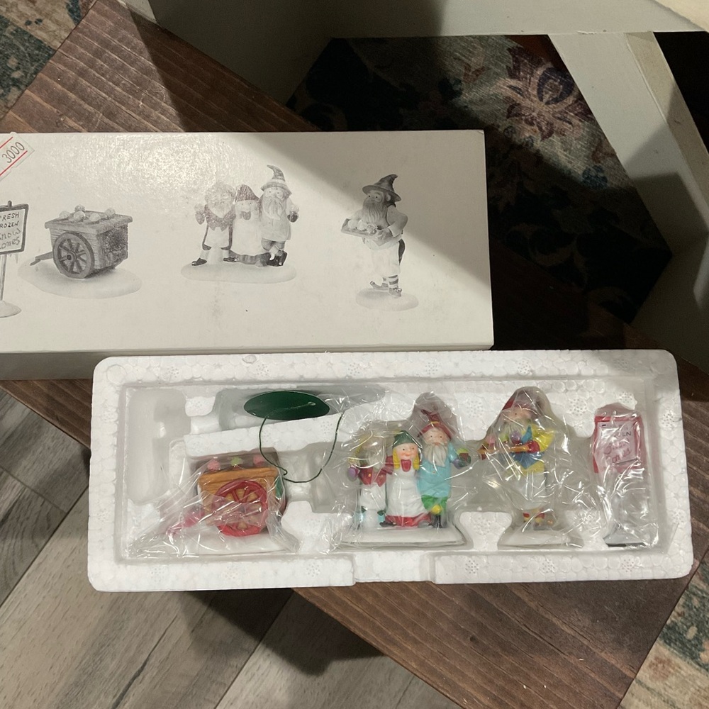 Heritage Village Collection Snow Cone Elves Set dept 56‎ new - Picture 2 of 2